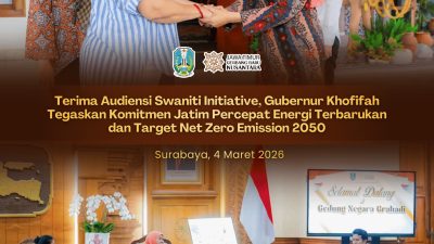 Gubernur Khofifah Terima Audiensi Swaniti Initiative, Tegaskan Komitmen Jatim Kembangkan Energi Terbarukan dan Ekonomi Hijau