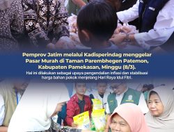 Antusiasme Tinggi Warga Pamekasan di Pasar Murah, Gubernur Khofifah Pastikan Ketersediaan Bahan Pokok