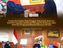 Gubernur Khofifah Terima Perwakilan Suku Tengger di Grahadi, Inisiasi Perda Masyarakat Adat untuk Perkuat Perlindungan dan Pemberdayaan Komunitas Adat se-Jatim