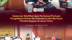 Gubernur Khofifah Terima Audiensi Dirut Perhutani, Ajak Perkuat Pengelolaan Kawasan Hutan Berkelanjutan di Jawa Timur