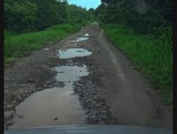 Setahun Dibiarkan Rusak, Pemkab Balangan Tuntut Perbaikan Jalan