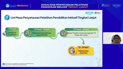 Pendaftaran Pelatihan Guru Inklusif Diperpanjang, Kemendikdasmen Beri Kesempatan Tambahan