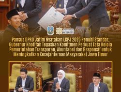 Gubernur Khofifah Pastikan Tata Kelola Pemerintahan Jatim Semakin Transparan Usai LKPJ 2025