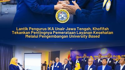 Khofifah Lantik Pengurus IKA UNAIR Jateng, Soroti Pemerataan Layanan Kesehatan