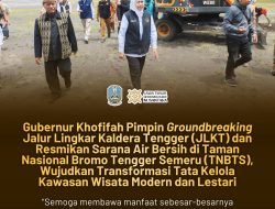 Groundbreaking Jalan Lingkar Kaldera Tengger dan Peresmian Air Bersih di TNBTS oleh Gubernur Khofifah
