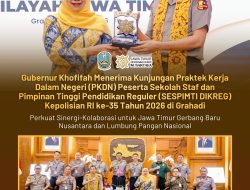 Gubernur Khofifah Terima Peserta SESPIMTI Lemdiklat POLRI di Gedung Negara Grahadi, Paparkan Strategi Lumbung Pangan