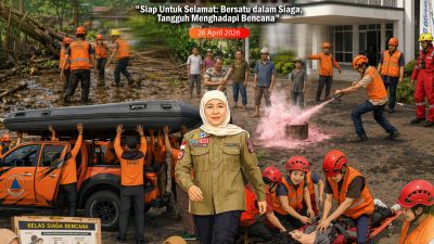 Gubernur Khofifah Serukan Sinergi Masyarakat di Hari Kesiapsiagaan Bencana untuk Antisipasi Kemarau