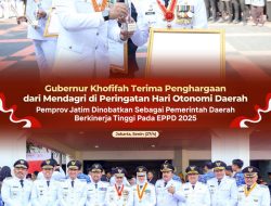 Gubernur Khofifah Terima Penghargaan dari Mendagri pada Peringatan Hari Otonomi Daerah, Jatim Raih Predikat Kinerja Tinggi