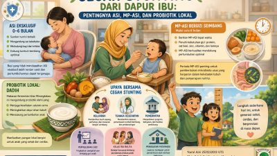 Cegah Stunting dari Dapur Ibu: Pentingnya ASI, MP-ASI, dan Probiotik Lokal