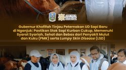 Gubernur Khofifah Tinjau Peternakan UD Sapi Baru di Nganjuk: Pastikan Stok Sapi Kurban Cukup, Memenuhi Syarat Syariah, Sehat dan Bebas dari Penyakit Mulut dan Kuku (PMK) serta _Lumpy Skin Disease_ (LSD)