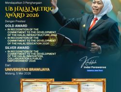 Pemprov Jawa Timur Borong Tiga Penghargaan UB Halal Metric Award 2026, Gubernur Khofifah Tegaskan Halal Kini Jadi Customer Value dan Penggerak Ekonomi
