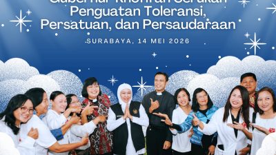 Kenaikan Yesus Kristus Jadi Momentum Gubernur Khofifah Gaungkan Kerukunan dan Persaudaraan