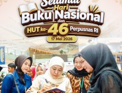 Peringatan Hari Buku Nasional 2026 dan HUT ke-46 Perpustakaan Nasional Republik Indonesia, Gubernur Khofifah Ajak Budayakan Membaca
