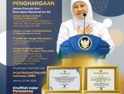 Empat Penghargaan Kearsipan Nasional Diraih Jatim, Gubernur Khofifah Apresiasi Kinerja Arsip Daerah
