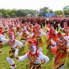 Kuntulan Ewon Banyuwangi Jadi Sorotan di Peringatan Hardiknas