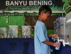 Sekolah Air Hujan Banyu Bening Kembangkan Teknologi Pengolahan Air Minum
