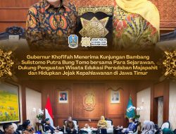 Gubernur Khofifah Dukung Pengembangan Taman Perdamaian Dunia Soerjo Modjopahit sebagai Sarana Edukasi Sejarah dan Perdamaian