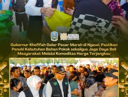 Gubernur Khofifah Gelar Pasar Murah di Halaman Kepatihan Ngawi, Jaga Keterjangkauan Harga Bahan Pokok