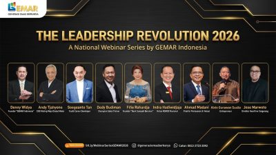 GEMAR Indonesia Hadirkan Rangkaian Webinar Nasional ‘THE LEADERSHIP REVOLUTION 2026