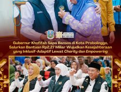 Gubernur Khofifah Salurkan Bantuan Rp2,27 Miliar untuk Masyarakat Kota Probolinggo, Perkuat Kemandirian dan Kurangi Kemiskinan