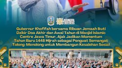 Gubernur Khofifah Hadiri Dzikir Akbar di Masjid Islamic Centre Jawa Timur, Serukan Penguatan Ukhuwah dan Kesalehan Sosial