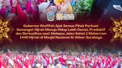 Gubernur Khofifah Jalan Sehat 1 Muharram 1448 Hijriah Bersama Puluhan Ribu Masyarakat di Masjid Nasional Al-Akbar Surabaya: Gaungkan Semangat Hijrah Menuju Hidup Damai, Produktif dan Berkualitas