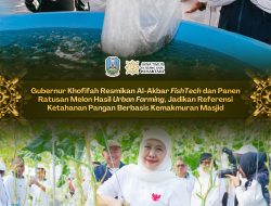 Gubernur Khofifah Resmikan Al-Akbar FishTech dan Smart Green House Berbasis IoT, Dorong Ketahanan Pangan Berbasis Kemakmuran Masjid