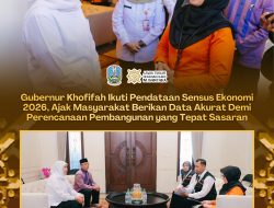 Gubernur Khofifah Ikuti Pendataan Sensus Ekonomi 2026, Ajak Masyarakat Mensukseskan Dan Berikan Data Akurat Demi Perencanaan Pembangunan yang Tepat Sasaran