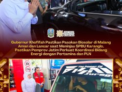 Gubernur Khofifah Pastikan Pasokan Biosolar di Jawa Timur Aman, Tinjau Langsung SPBU Karanglo Malang