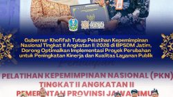 Gubernur Khofifah Tutup PKN II Angkatan II/2026 di BPSDM Jatim, Tekankan Pentingnya Kepemimpinan Adaptif dan Inovatif untuk Peningkatan Kinerja dan Kualitas Layanan Publik