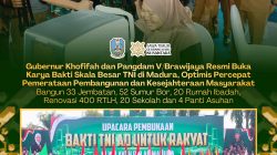 Gubernur Khofifah dan Pangdam V/Brawijaya Resmi Buka Karya Bakti Skala Besar TNI AD di Madura, Optimis Percepat Pemerataan Pembangunan dan Kesejahteraan Masyarakat