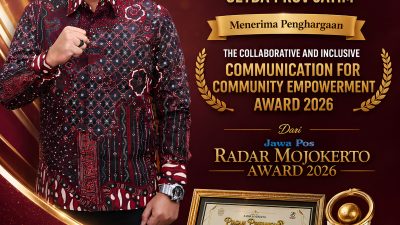 Biro Adpim Jatim Raih Jawa Pos Radar Mojokerto Awards 2026, Komunikasi Publik Kolaboratif Jadi Penggerak Keterlibatan Masyarakat