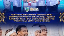 Gubernur Khofifah Dampingi Presiden Prabowo Luncurkan B50 di Karawang, Jatim Siap Percepat Transisi Energi Nasional