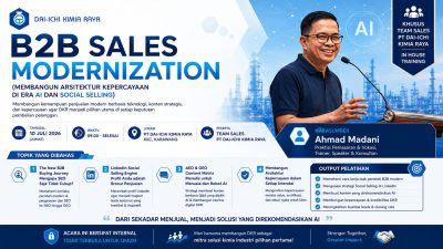 PT Dai-ichi Kimia Raya Perkuat Kompetensi Tim Sales melalui Pelatihan B2B Sales Modernization di Era AI dan Social Selling