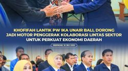 Khofifah Lantik PW IKA UNAIR Bali, Dorong Jadi Motor Penggerak Kolaborasi Lintas Sektor Untuk Perkuat Kemandirian Ekonomi Daerah