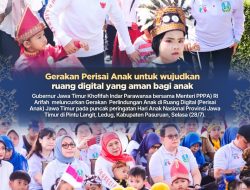 Wujud Upaya Lindungi Ekosistem Anak di Ruang Digital, Gubernur Khofifah dan Menteri PPPA Luncurkan Gerakan Perisai Anak Jawa Timur