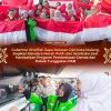 Gubernur Khofifah Sapa Ratusan Ojol Kota Malang , Bagikan Bendera Merah Putih dan Sembako Saat Manfaatkan Program Pembebasan Denda dan Pokok Tunggakan PKB