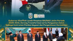 Gubernur Khofifah Lantik Pimpinan BAZNAS Jatim 2026–2031, Dorong Zakat Jadi Instrumen Pemberdayaan dan Kemandirian