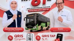 Kado Kemerdekaan, Gubernur Khofifah Hadirkan Tarif Trans Jatim Rp81 via QRIS TAP dan Diskon 81 Persen Selama Sepekan