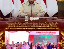 Gubernur Khofifah Hadiri Peresmian Jembatan Perintis Garuda di Nganjuk, Optimistis Perkuat Akses dan Mobilitas Masyarakat