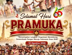 Peringatan Hari Pramuka Ke-65, Gubernur Khofifah Ajak Pramuka Jatim Jadi Penggerak Swasembada Pangan