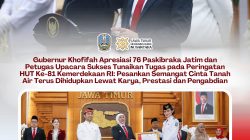 Gubernur Khofifah Apresiasi Paskibraka Jatim, Pesankan Semangat Cinta Tanah Air Dihidupkan Lewat Karya dan Pengabdian