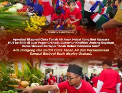 Khofifah Apresiasi Ekspresi Cinta Tanah Air dari Luar Pagar Grahadi, Ajak Warga Rayakan Kemerdekaan