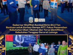 Jatim Kembali Kirim 64,4 Ton Bantuan ke NTT, Gubernur Khofifah Fokus Penuhi Kebutuhan Logistik dan Obat-Obatan