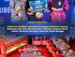 Gubernur Khofifah Apresiasi 13 Sanggar Topeng Malangan, Dorong Budaya Lestari dan Seniman Makin Berdaya