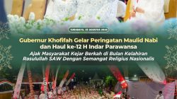 Gubernur Khofifah Gelar Peringatan Maulid Nabi dan Haul ke-12 H Indar Parawansa, Ajak Masyarakat Kejar Berkah di Bulan Kelahiran Rasulullah SAW Dengan Semangat Religius Nasionalis