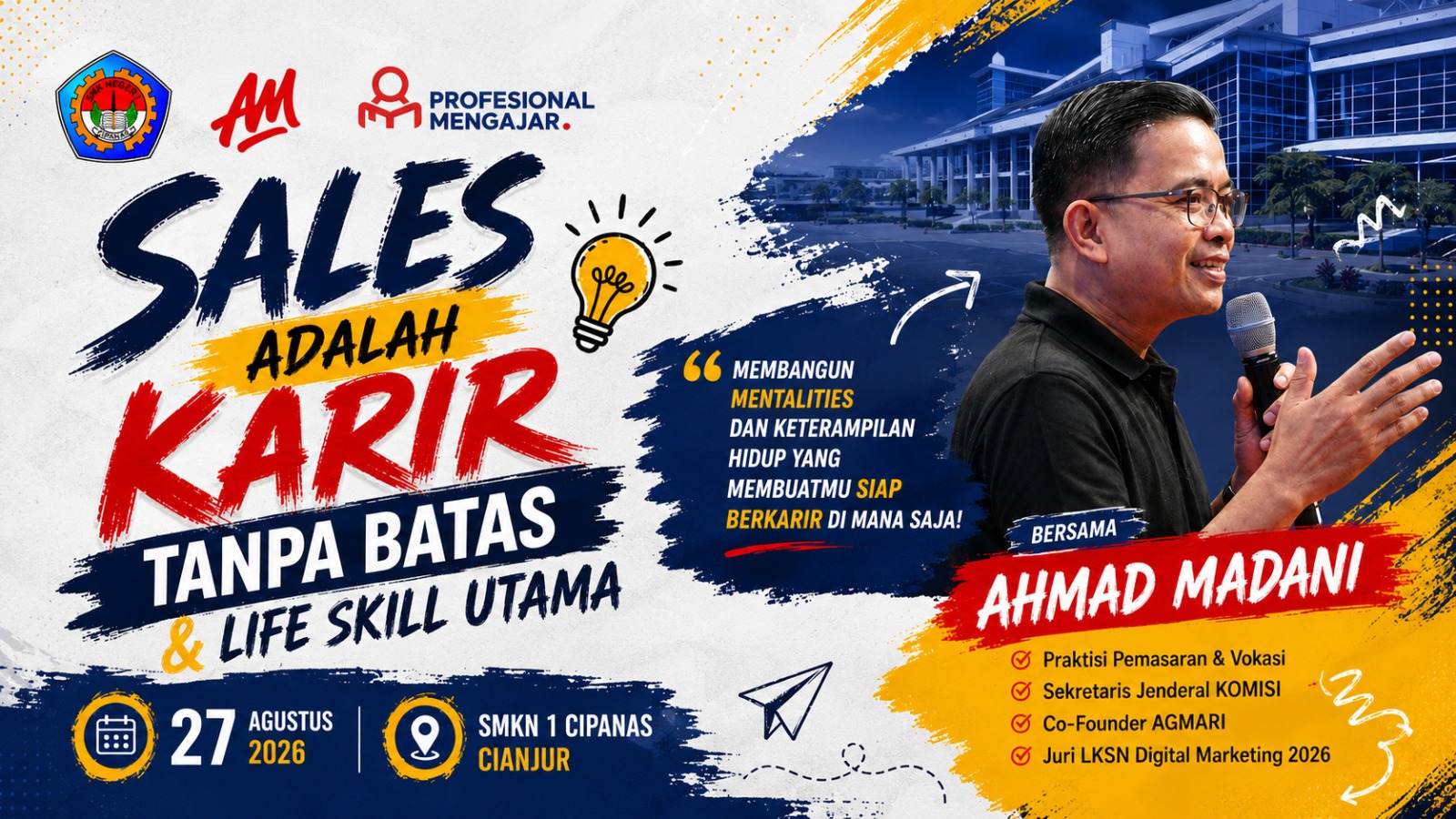 Siswa SMKN 1 Cipanas Belajar Menjual Nilai Tanpa Memaksa
