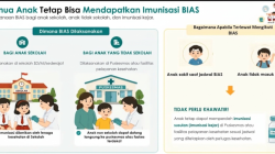 Lindungi Anak dari PD3I, Kemenkes Resmi Mulai Bulan Imunisasi Anak Sekolah (BIAS) 2026