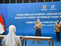 Kukuhkan Anggota KIP 2026–2030, Meutya Hafid Soroti Ancaman Deepfake dan Hoaks terhadap Keterbukaan Informasi