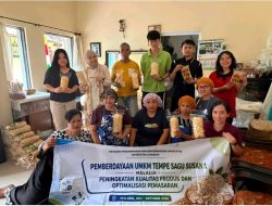 UBAYA Dorong UMKM Tempe Sagu Susana Naik Kelas melalui Peningkatan Kualitas Produksi dan Pemasaran